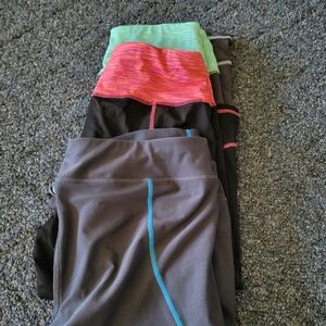 Set of 3 Capri Leggings Size XL Workout Rue21